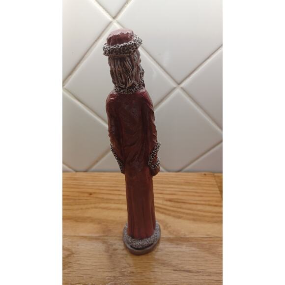 Traditions‎ Pencil Old World Brown Santa Figurine - Picture 3 of 4